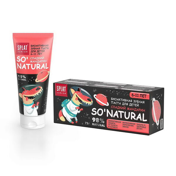 SPL детск Junior 6-11 лет натур.з/п/73г СЛАДКИЙ МАНДАРИН