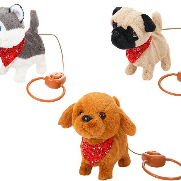 Мягкая игрушка BIGGA Собачка 15см, со звуковыми эффектами ассортимент Арт. X1810415