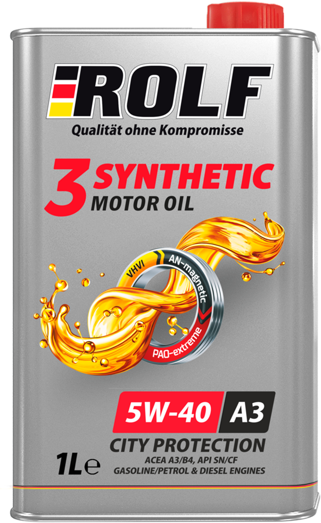 

Масло моторное Rolf 3-synthetic 5W-40 ACEA A3/B4