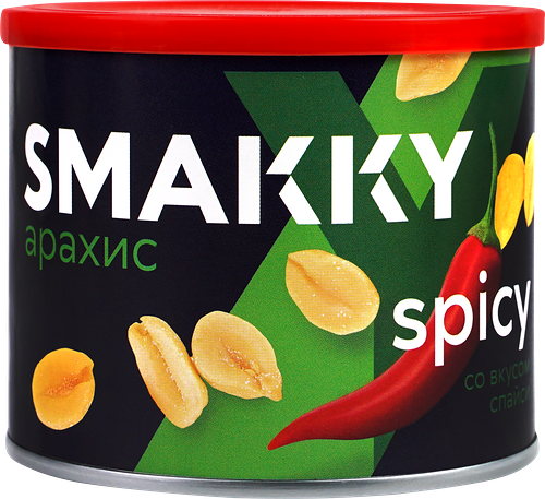 Арахис SMAKKY со вкусом пряный Спайси, 150г