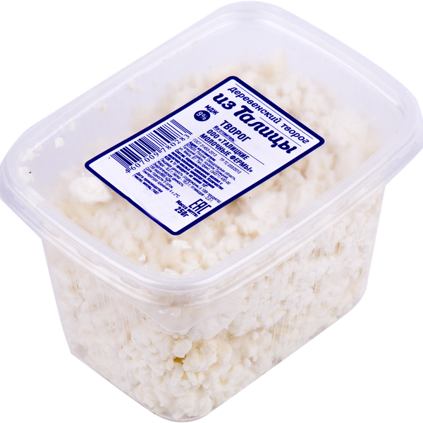 Творог Талицкие Молочные Фермы Деревенский зерненый 9%