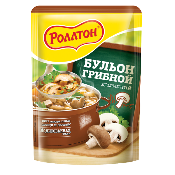 Бульон Роллтон домашний грибной, 100 г
