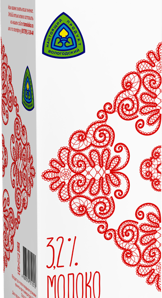 Молоко пастеризованное ТОТЕМСКИЙ 3,2%, без змж