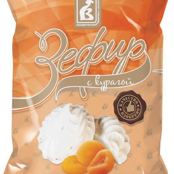 Зефир Империя с курагой,КФ Вологда,250г