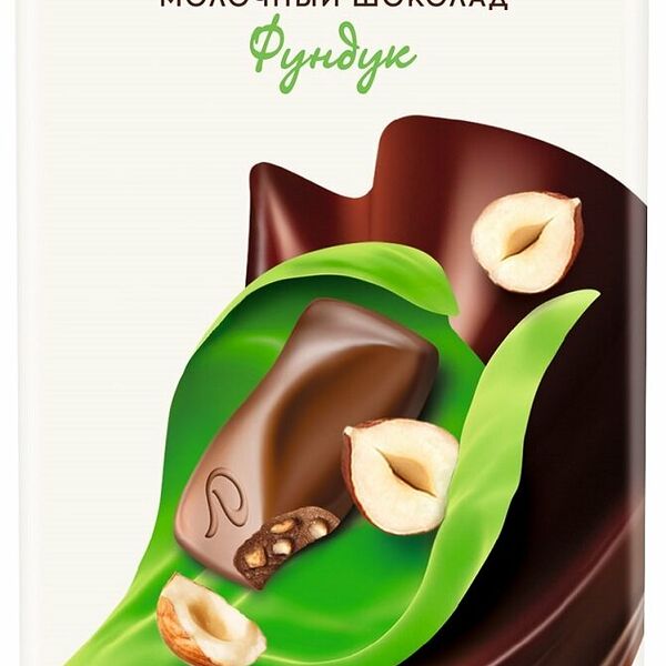 Шоколад Dove молочный с дробленым фундуком, 90г