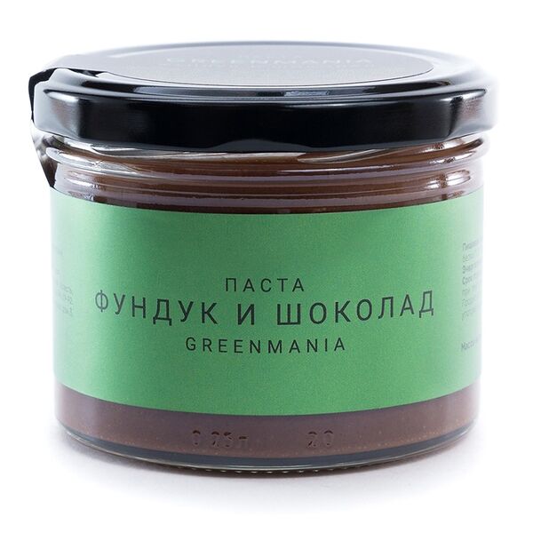Паста Greenmania Фундук, шоколад 200 г