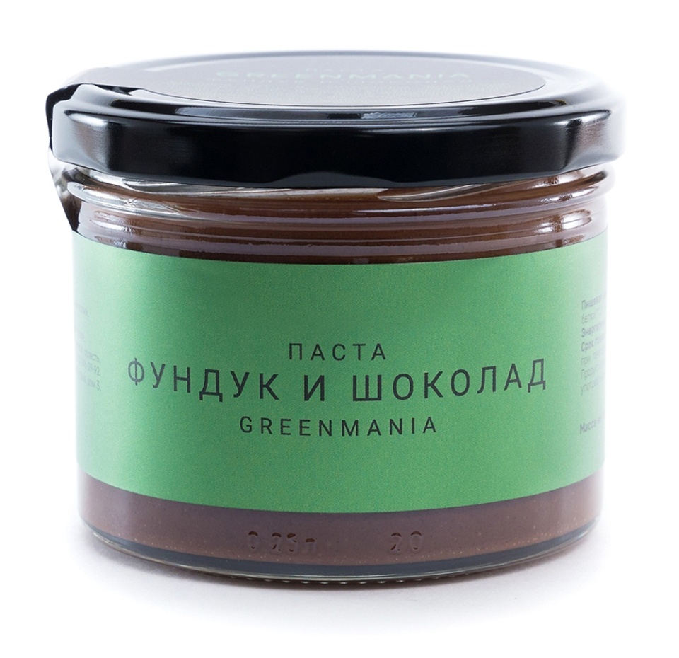 

Паста Greenmania Фундук, шоколад 200 г