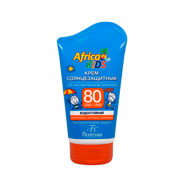Крем солнцезащитный Floresan Africa Kids SPF 80 для детей 100 мл