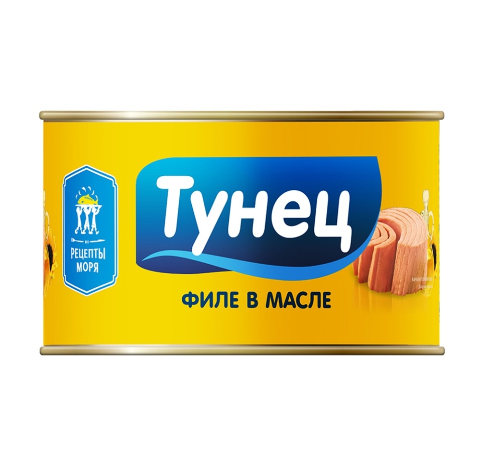 

Тунец Рецепты моря филе в масле 185 г