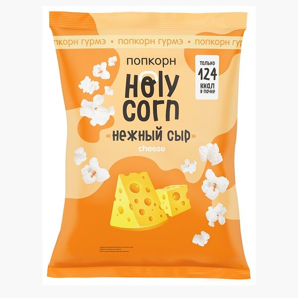Кукуруза воздушная `HOLY CORN` со вкусом сыра 25 г