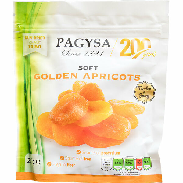 Абрикосы мягкие золотистые Pagysa