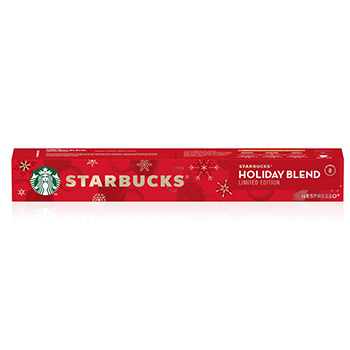 

Кофе в капсулах STARBUCKS Limited Edition Holiday Blend натуральный жареный, 10кап