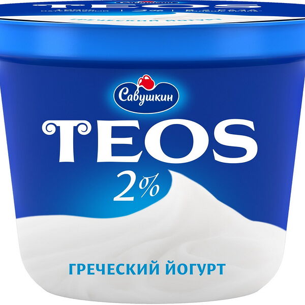 Йогурт ГРЕЧЕСКИЙ жир. 2% Натуральный вес 250г САВУШКИН