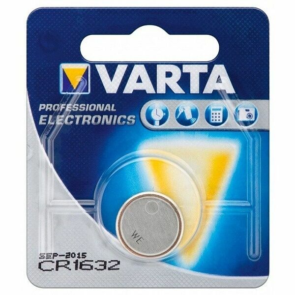 Batarea VARTA Electronics (6632) CR1632 3V- 140mAh (1 шт) (344028)
