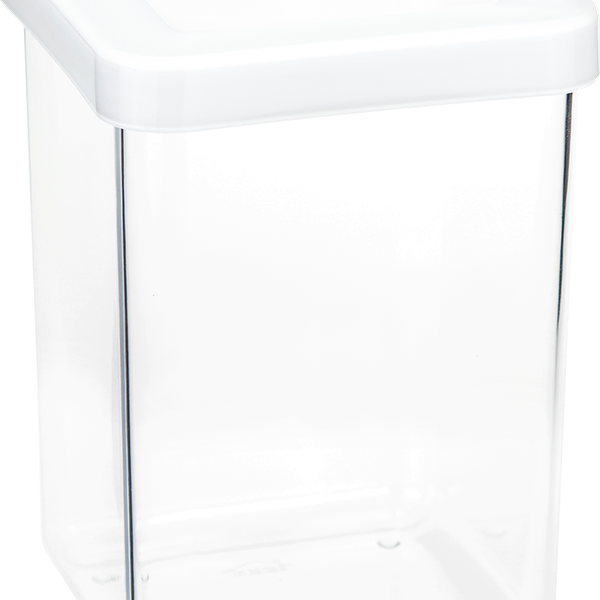 Емкость для сыпучих продуктов IDEA Степ, белый