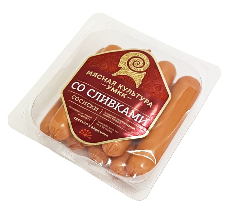 

Сосиски УМКК Со Сливками вареные 400 г