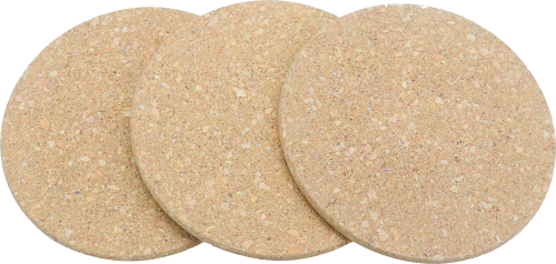 Набор подставок под горячее пробковых 19*1см 3 шт