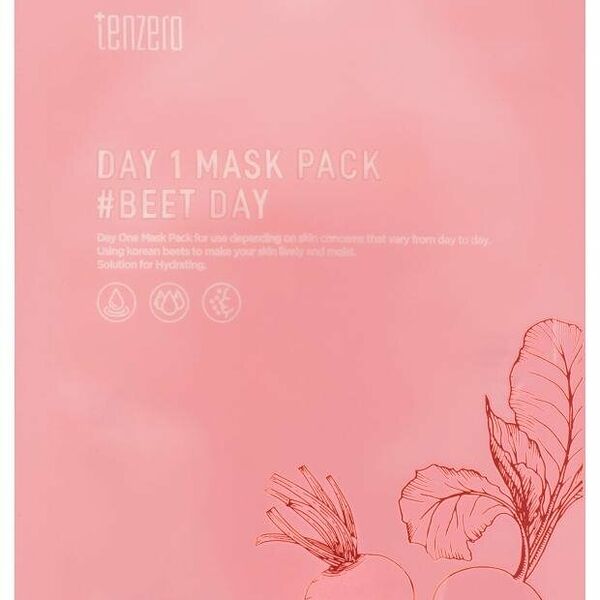 Маска тканевая для лица Tenzero Свекла