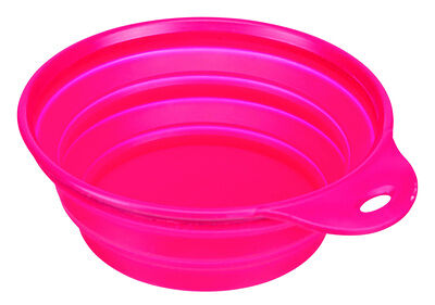Миска для животных походная, силиконовая, 1 л, ф18 см, 1 шт в ассортименте 