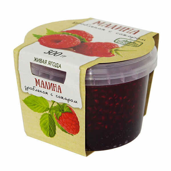 Малина дробленая с сахаром