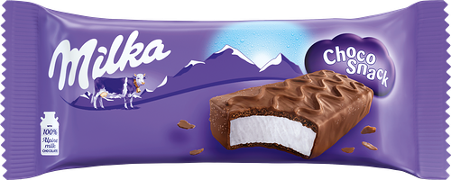 Пирожное Milka Choco Snack с кремом в молочном шоколаде