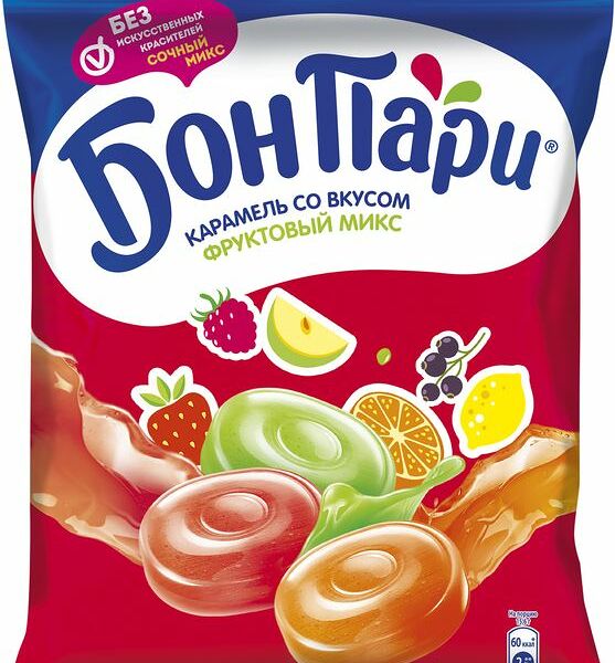 Леденцы Бон Пари фруктовый микс
