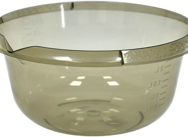 Миска Viloet с мерным делением дымчатая 4л