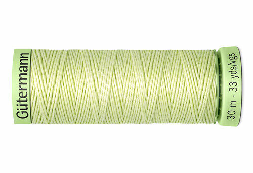 744506 Нить Top Stitch для отстрочки, 30м, 100% п/э Gutermann(292 бледно-лимонный)