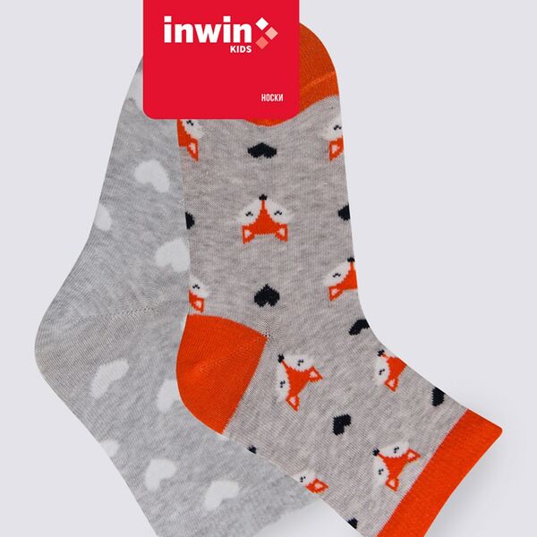 Носки детские INWIN высокая посадка, с люрексом, Арт. FKSG-02-FH, 2пары