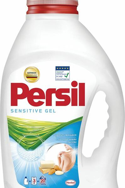 Гель для стирки концентрированный Persil Sensitive Gel Аромат миндаля с натуральным мылом