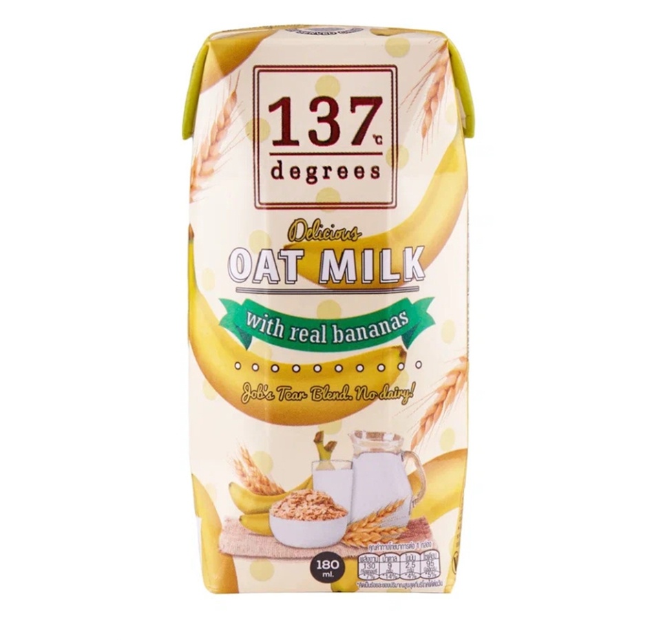 

Напиток овсяный 137 Degrees с бананом (без сахара), 180мл