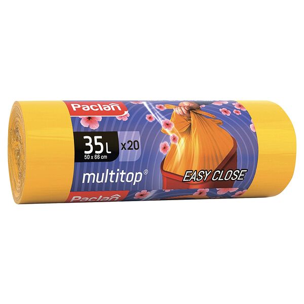 Мешки для мусора Paclan Multitop Aroma с ушками CEDO 35л, 20 шт Вьетнам
