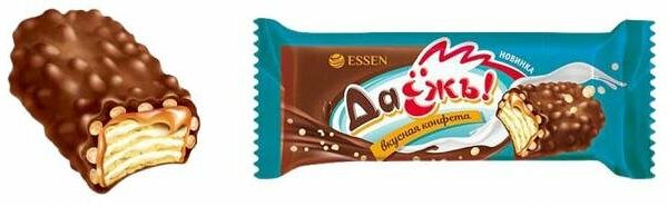 Конфеты ДаЕжъ! с карамелью, сливками и криспи ТМ Essen (Эссен)