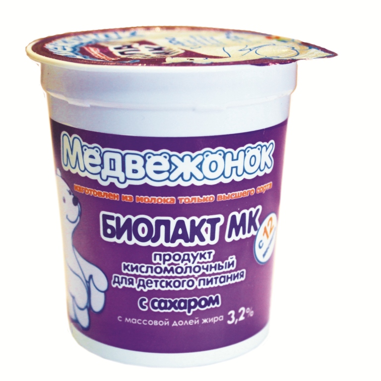 

Биолакт МК Медвежонок с 12 месяцев 3.2% 180 г