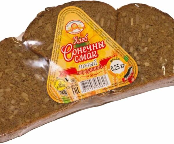 Хлеб Каравай Придвинья Сонечный смак новый нарезка 250г