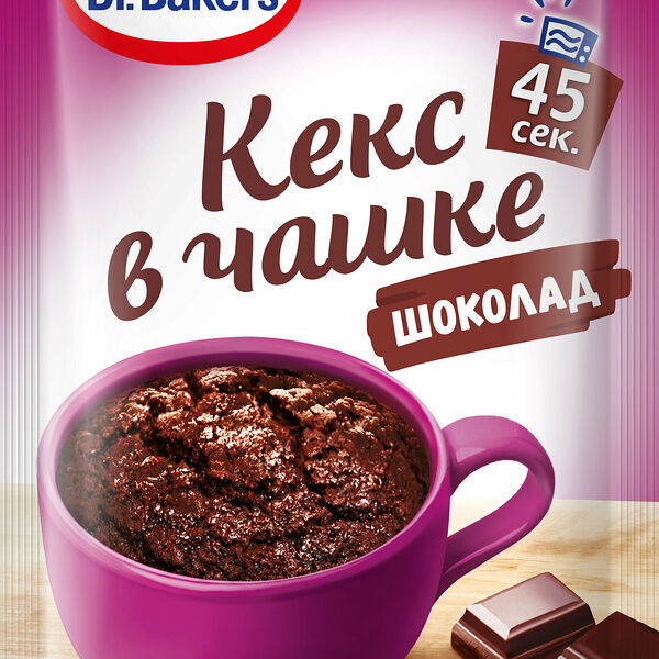 Смесь для приготовления Dr.Bakers Кекс шоколадный в кружке 55 г