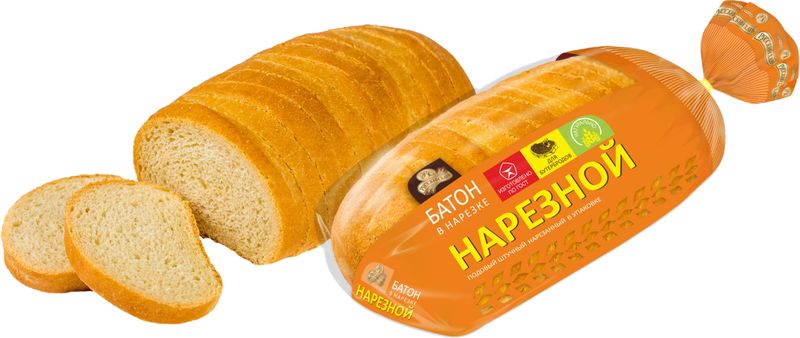 

Батон Русский хлеб нарезной в нарезке 250 г
