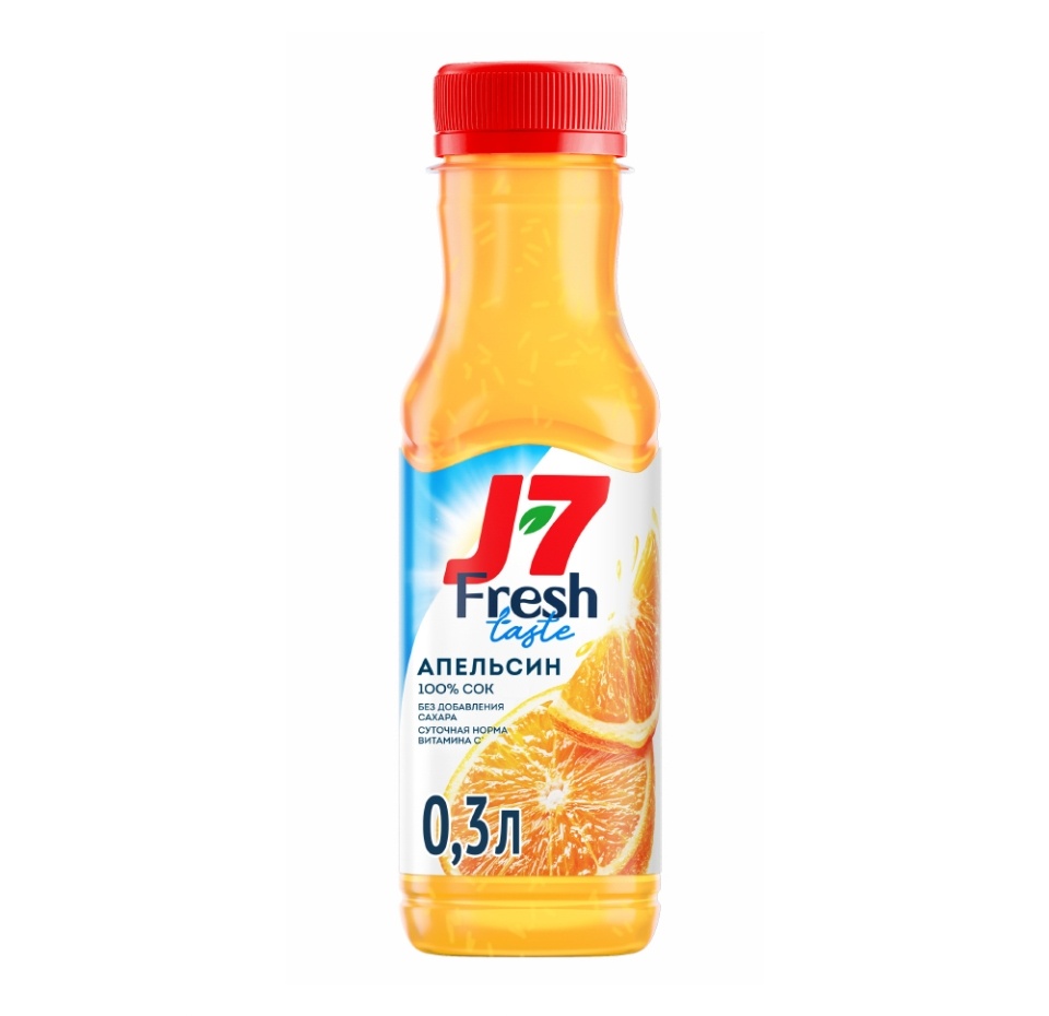 

Сок J7 Fresh Taste Апельсиновый с мякотью 300 мл