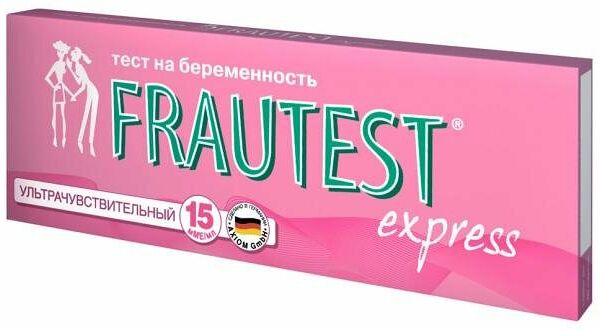 Тест на беременность Frautest express 1 шт