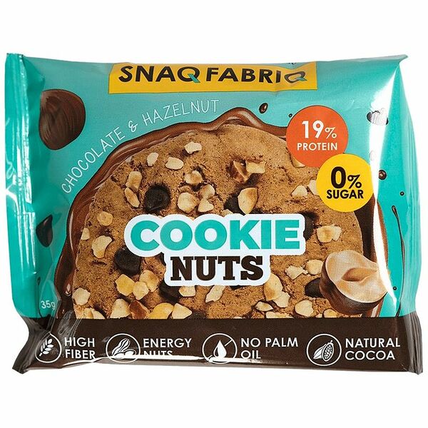 Печенье шоколадное Snaq Fabriq с фундуком, 35г