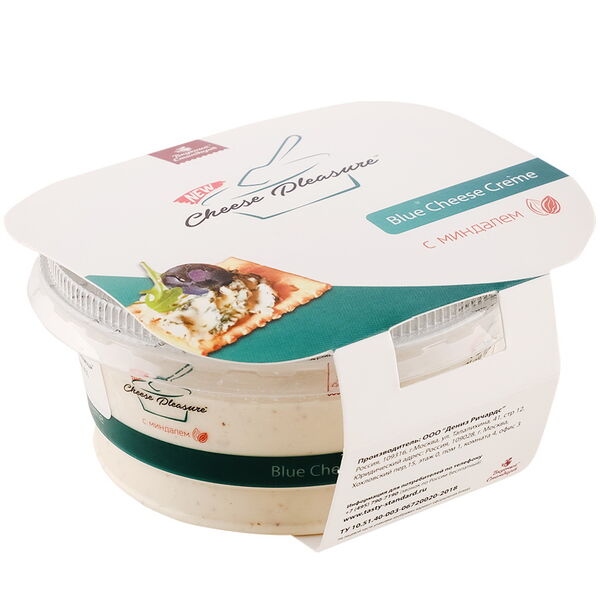 Крем-сыр мягкий с пармезаном и с миндалем, с ложечкой в упаковке 100г Дениз Ричардс