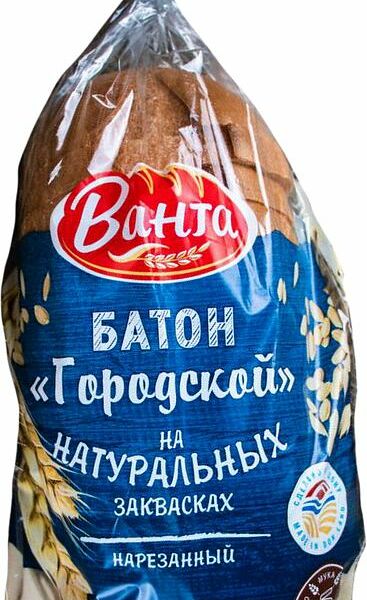 Батон Ванта Городской нарезка 380г