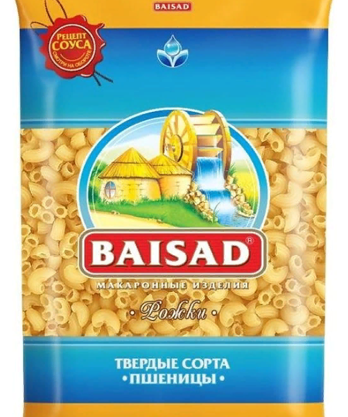 Макароны Байсад Рожки