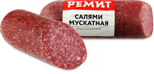 Колбаса РЕМИТ Салями Мускатная с/к в/у вес до 400г
