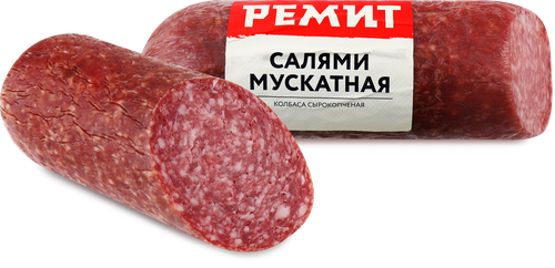 

Колбаса сырокопченая Ремит Салями Мускатная весовая