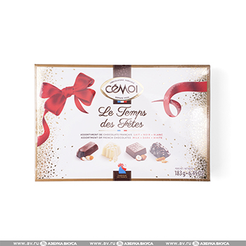 

Конфеты шоколадные Cemoi Ассорти без пальмового масла, 183г