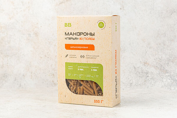 Макароны ц/з из полбы 
