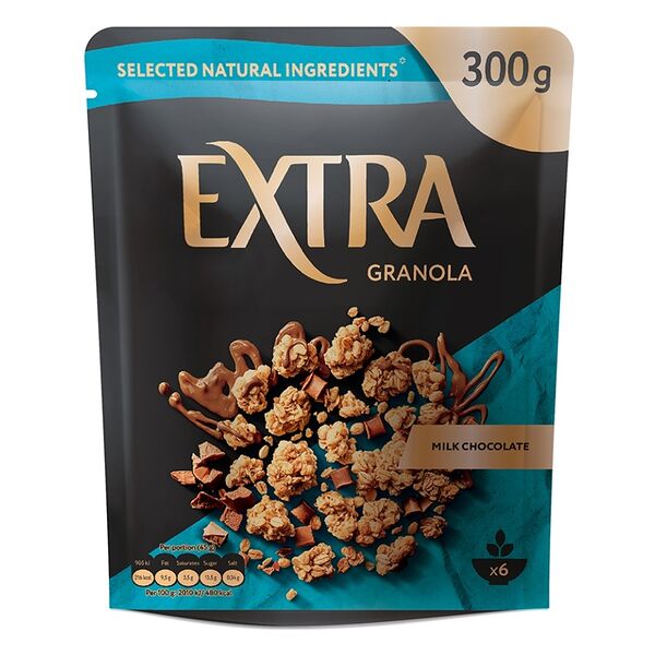 Хрустящая Гранола-Мюсли Extra с молочным шоколадом 300 г
