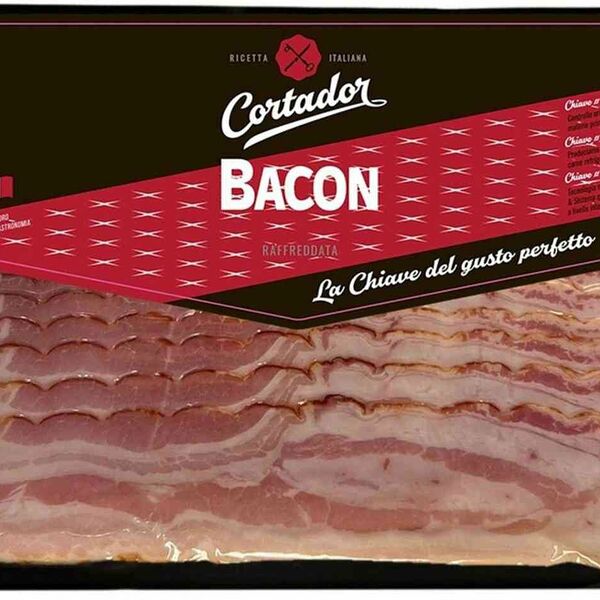 Бекон из свинины сырокопчёный Cortador