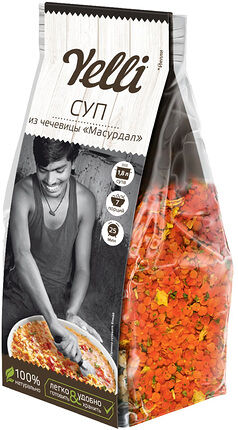 Суп из чечевицы Yelli Chef Масурдал Первые и вторые блюда 250г
